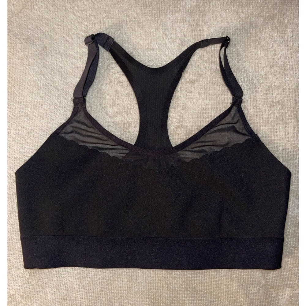 Victoria's Secret Incredible Light Cut Out Size Small Black‎ Sports Bra